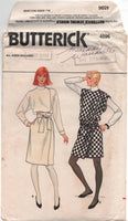 Butterick 4596 Front Wrap Jumper, Dress and Sash, Uncut, Factory Folded, Sewing Pattern Multi Size 8-16