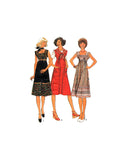 Style 1572 Empire Waist Dress with Square Neckline, Uncut, Factory Folded Sewing Pattern Size 10 Bust 32.5