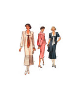 Vogue 9158 Loose Fitting Dress in Three Lengths, Uncut, Factory Folded Sewing Pattern Size 12