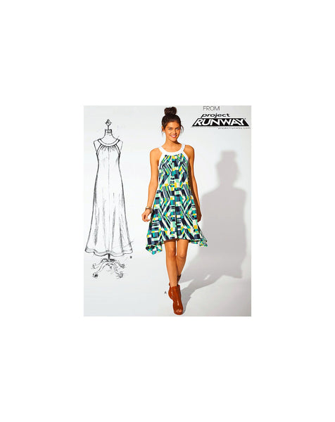 New Look 6207 Loose Fitting Dress in Two Lengths and Tie Belt, Uncut, Factory Folded, Sewing Pattern Multi Size 6-16