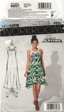 New Look 6207 Loose Fitting Dress in Two Lengths and Tie Belt, Uncut, Factory Folded, Sewing Pattern Multi Size 6-16