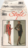 Style 1411 Caroline Charles Lined Formal Jacket, Skirt and Camisole Top, Uncut, Factory Folded Sewing Pattern Size 6 or 12