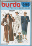 Burda 6466 Coat and Jacket in Three Lengths, Uncut, Factory Folded, Sewing Pattern Multi Size 8-40