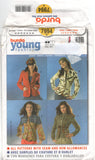Burda 7994 Jacket with Style and Trim Variations, Uncut, Factory Folded, Sewing Pattern Multi Size 6-18