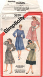 Simplicity 5959 Dress with Flared Skirt, Square Neckline and Sleeve Variations, Uncut, Factory Folded, Sewing Pattern Size 10-14