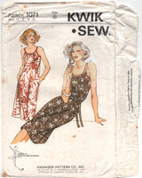 Kwik Sew 1071 Sundress with Shaped Neckband with Optional Tie Belt, Uncut, Factory Folded, Sewing Pattern Multi Size 14-20