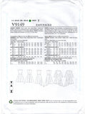 Vogue 9149 Fit and Flare Dress with Optional Shaped Hemline, Uncut, Factory Folded, Sewing Pattern Size 14-22