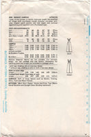 Butterick 5958 Fitted A-Line, Overalls Style Jumper, Cut, Complete, Sewing Pattern Size 14