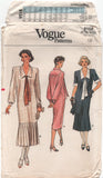 Vogue 9158 Loose Fitting Dress in Three Lengths, Uncut, Factory Folded Sewing Pattern Size 12