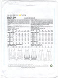 Butterick 6349 Fit and Flared Dress with Attached Slip, Uncut, Factory Folded, Sewing Pattern Multi Size 16-26