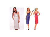 Vogue 7613 Fitted, Front Wrap Dress, Uncut, Factory Folded Sewing Pattern Size 10