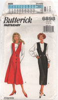 Butterick 6998 Straight or Flared Jumper, Uncut, Factory Folded Sewing Pattern Size 14-18