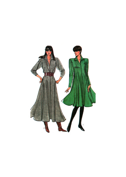 Simplicity 8229 Princess Seam, Loose Fitting Dress in Two Lengths, Uncut, Factory Folded, Sewing Pattern Size 10-14