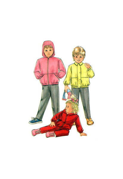 New Look 2025 Toddler/Child Anorak with or without Hood and Pants, Uncut, Factory Folded Sewing Pattern Multi Size 12M-4YRS