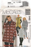 McCall's 2482 Oversized Fleece Jacket or Vest with Optional Hood, Uncut, Factory Folded, Sewing Pattern Plus Size 18-42