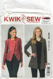 Kwik Sew 4140 Angled Front Edge Jacket in Two Lengths, Uncut, Factory Folded, Sewing Pattern Multi Size 31.5-45