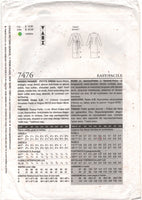 Vogue 7476 Wrap Dress in Two Lengths with Side Pleats, Uncut, Factory Folded Sewing Pattern Size 14-18