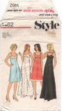 Style 1462 Lingerie: Slip in Two Lengths, Cut, Complete Sewing Pattern Size 16 Bust 38