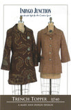 Mary Ann Donze IJ740 Trench Coat in Three Styles,  Uncut, Factory Folded, Sewing Pattern Multi Size S-XL