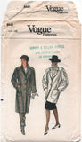 Vogue 8441 Lined, Raglan Sleeve, A-Line Coat in Two Lengths, Uncut, Factory Folded, Sewing Pattern Size 16