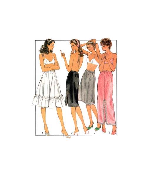 Style 3210 Waist Slips in Two Lengths, Cut, Complete Sewing Pattern Size 16-20