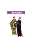 70s Cowl Neckline Caftan with Kimono Sleeves, Bust 31.5-32.5" or 34-36" or 38-40" Simplicity 5971, Vintage Sewing Pattern Reproduction