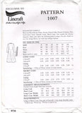Lincraft 1007 Long or Short Winter Coat with Tie Belt, Uncut, Factory Folded, Sewing Pattern Multi Size 8-18