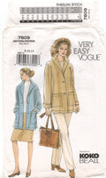 Vogue 7809 Koko Beall Jacket, Skirt and Pants, Uncut, Factory Folded, Sewing Pattern Size 8-12