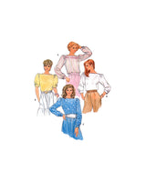 Butterick 4292 Pullover Blouse with Three Sleeve Lengths, Uncut, Factory Folded Sewing Pattern Size 12