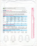 Kwik Sew 4189 Fitted, Pullover Tops with Angled Waist Seams and Neckline Variations, Uncut, Factory Folded Sewing Pattern Multi Size 31.5-45