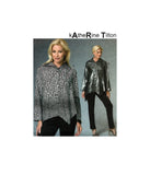 Butterick 6521 Katherine Tilton Loose Fitting, Shaped Hem Top, Uncut, Factory Folded Sewing Pattern Multi Size 16-24