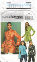 Butterick 4688 Jacket in Three Lengths with Sleeve Variations, Uncut, Factory Folded Sewing Pattern Size 8-14