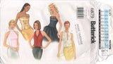 Butterick 6879 Princess Seam Tops with Neckline Variations, Uncut, Factory Folded Sewing Pattern Size 12-16