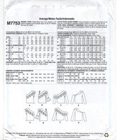 McCall's 7753 Tops with Neckline and Sleeve Variations, Uncut, Factory Folded Sewing Pattern Multi Size 14-22