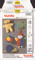 Burda 2538 Sewing Pattern, Children's Toys, Uncut, Factory Folded