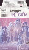 Simplicity 9446 Sewing Pattern, Snowball Bunnies, Onze Size, Uncut, Factory Folded