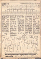 Neue Mode 20615 Sewing Pattern, Jacket, Pants, Waistcoat, Size 10-20, Uncut, Factory Folded
