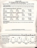 J&L 083 Sewing Pattern, Men's Top with Hood or Collar, Size XS-XXXL, Uncut, Factory Folded