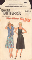 Butterick 6521 Jacket, Dress and Belt, Sewing Pattern, Size 14, Cut, Incomplete