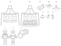 McCall's Crafts 6219 Christmas Themed Aprons, Mitt and Ornamental Decorations Uncut, Factory Folded Sewing Pattern