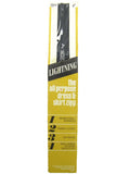 Vintage 1960's Lightning Nylon Black Zipper 4" (10 cm) long Unused in Original Packaging, Made in Australia