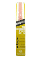 Vintage 1960's Lightning Nylon Salmon Zipper 20" (50 cm) long Unused in Original Packaging, Made in Australia