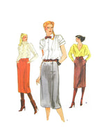 Vogue 7223 Slim, Straight Skirt with Three Style Variations, New, Uncut, Factory Folded Sewing Pattern Size 10