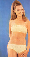 70s Crocheted Bikini Instant Download PDF 3 pages plus extra 2 pages about crocheting