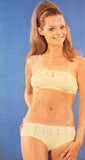 70s Crocheted Bikini Instant Download PDF 3 pages plus extra 2 pages about crocheting