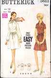 Butterick 5613 A-Line Dress with Shaped Collar, Drawstring Waistline and Long or Short Sleeves, Sewing Pattern Size 12