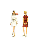 Butterick 5613 A-Line Dress with Shaped Collar, Drawstring Waistline and Long or Short Sleeves, Sewing Pattern Size 12