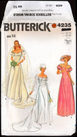 Butterick 4235 Wedding, Bridesmaid, Bridal Gowns with Sleeve Variations, Sewing Pattern Size 14
