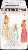 Butterick 4235 Wedding, Bridesmaid, Bridal Gowns with Sleeve Variations, Sewing Pattern Size 14