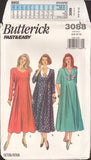 Butterick 3088 Maternity Wear: Loose Fitting, Flared Dress with Neckline Variations, Sewing Pattern  Multi Size 6-12
